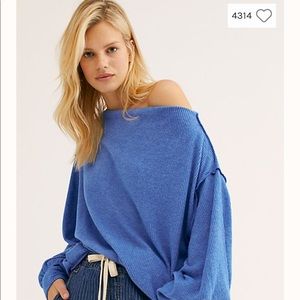 🌈Free People Main Squeeze Hacci Top🌈